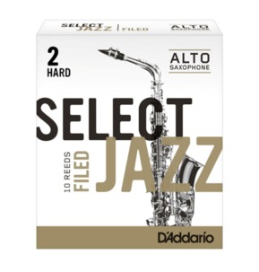 D'Addario Select Jazz Filed Alto Sax Reeds 3 Soft 10-Pack