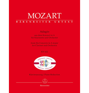 Mozart: Adagio from the Concerto in A major - Clarinet and Piano Reduction