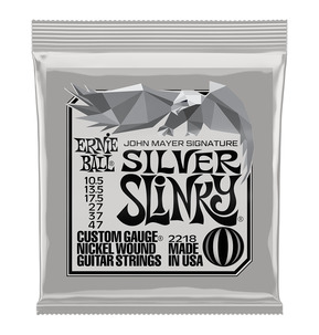 Ernie Ball Silver Slinky John Mayer Signature Nickel Wound Electric Guitar String, 10.5-47