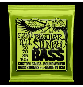 Ernie Ball Regular Slinky Nickel Wound Bass Guitar Strings, 50-105