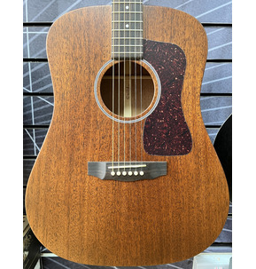 Guild USA D-20 Dreadnought Natural All Solid Acoustic Guitar & Case