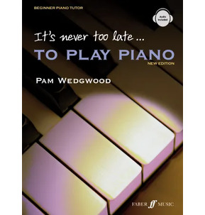 It's Never Too Late To Play Piano - Book/CD - Pam Wedgwood
