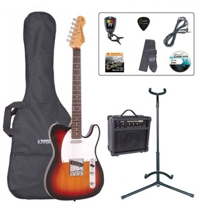 Encore E2 'T' Shape Electric Guitar Pack 