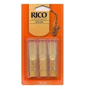 Rico Alto Saxophone Orange Box Reeds Pack of 3