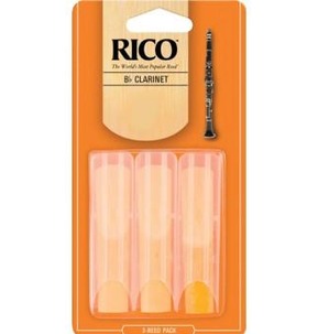 Rico Orange Box Clarinet Reeds Pack of 3