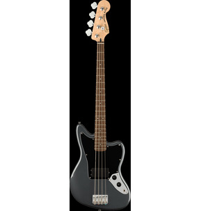 Fender Squier Affinity Series Jaguar Bass H Charcoal Frost Metallic Electric Bass Guitar