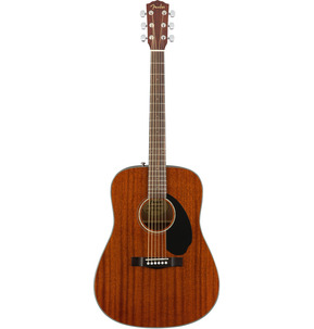 Fender Classic Design CD-60S Dreadnought Natural Mahogany Acoustic Guitar