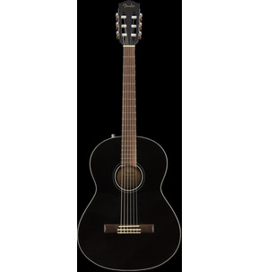 Fender Classic Design CN-60S Black Nylon Guitar