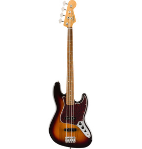 Fender Vintera '60s Jazz Bass 3-Colour Sunburst Electric Bass Guitar & Case