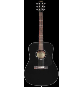 Fender Classic Design CD-60 V3 DS Dreadnought Black Acoustic Guitar