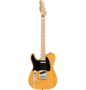 Fender Squier Affinity Series Telecaster Butterscotch Blonde Left-Handed Electric Guitar 