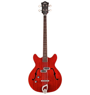 Guild Newark St. Starfire I Bass Cherry Red Left-Handed Electric Bass Guitar