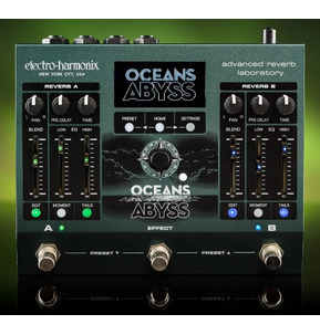 Electro Harmonix Oceans Abyss Advanced Reverb Laboratory