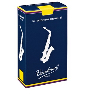 Vandoren Alto Saxophone Reed Box of 10