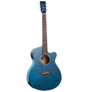 Tanglewood Azure TA4 Acoustic Electro Guitar - Serenity Blue Gloss