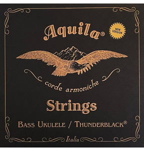 (170U) Aquila Thunderblack U-Bass 4 String