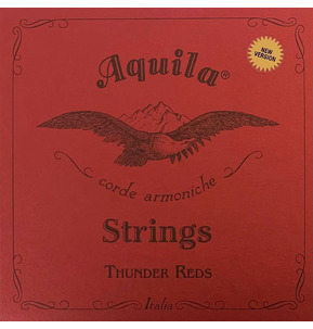 (168U) Aquila Thunder Reds Bass Uke Set