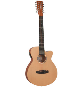 Tanglewood Winterleaf TR412CE CE Super Folk Natural 12-String Electro Acoustic Guitar