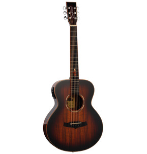 Tanglewood Winterleaf Exotic TWX1E Koa Folk Autumn Burst Travel Electro Acoustic Guitar