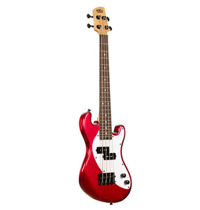 Solid Body 4-String Metallic Red Fretted U-BASS
