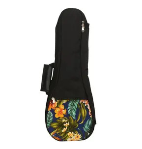 Kala Padded Ukulele Bag, Floral Pattern
