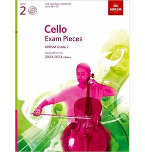 ABRSM Cello Exam Pieces 2020-2023 Grade 2 - Score, Part & CD