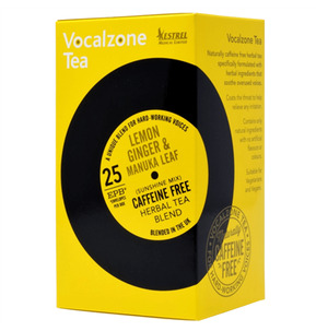 Vocalzone Tea - Lemon, Ginger and Manuka Leaf