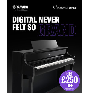 Yamaha CLP875 Digital Piano - Satin Black - Free Delivery - Five Year Warranty