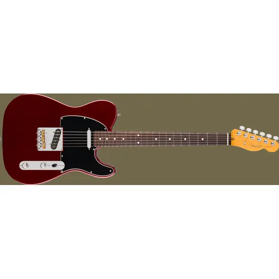 Fender American Professional Telecaster Electric Guitar in Oxblood - Inc Delux Moulded Case