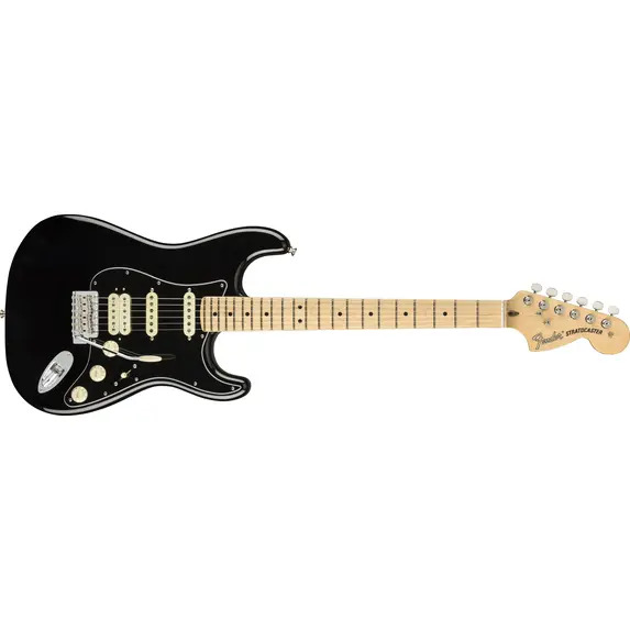 Fender American Performer Stratocaster, Black - Maple Fingerboard - Incl deluxe Gig Bag 