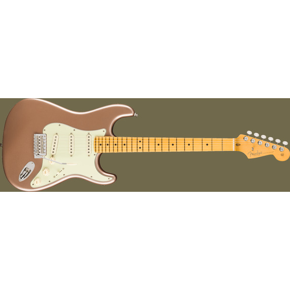 Fender American Professional Classic Stratocaster Faded Firemist Gold Incl Gig Bag
