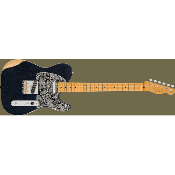 Fender Brad Paisley Road Worn Telecaster Black Sparkle