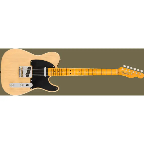 Fender 75th Anniversary American Vintage II 1951 Nocaster Electric Guitar Blonde - Incl Vintage-Style Tweed (Crushed Red Interior)