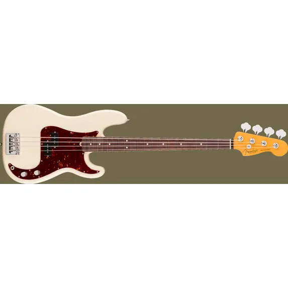 Fender American Professional Precision Bass Guitar Olympic White