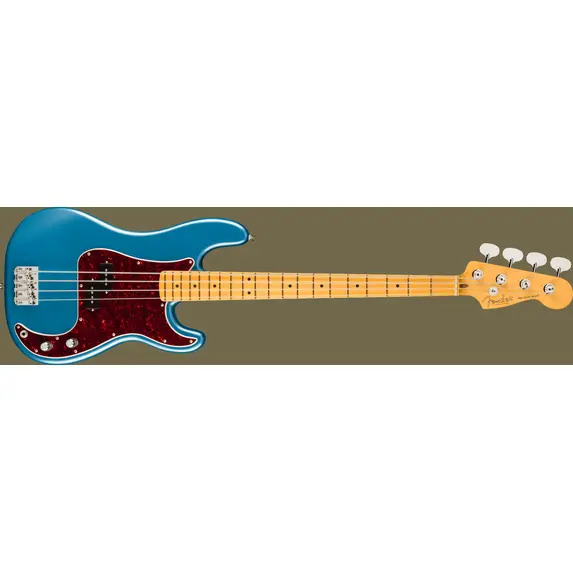 Fender American Professional Classic Precision Bass Guitar Faded Lake Placid Blue