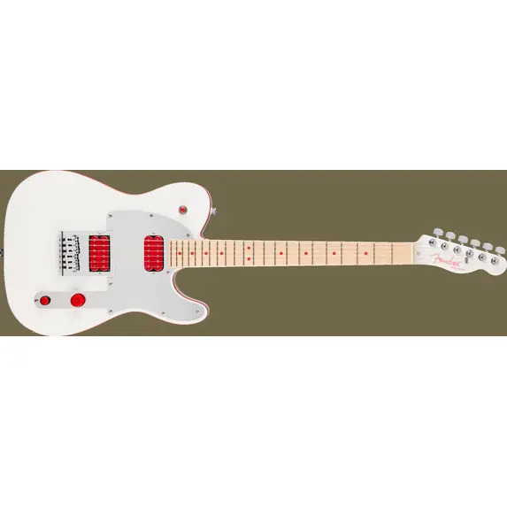 Fender John 5 Ghost Telecaster Electric Guitar White