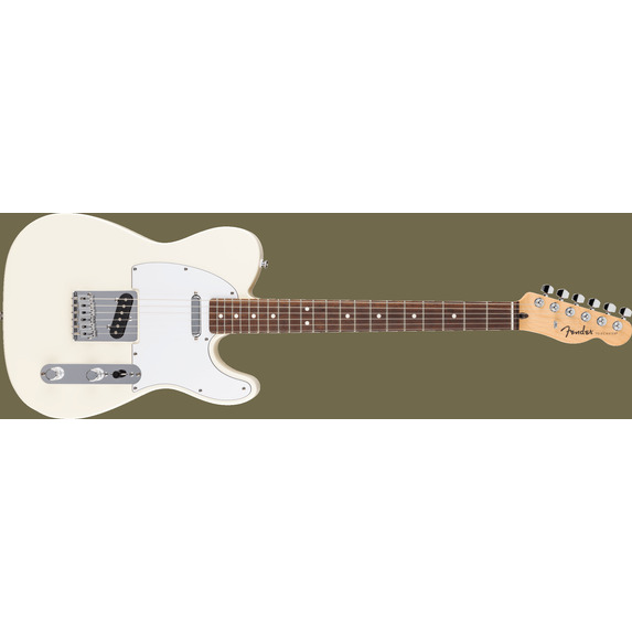 Fender Standard Series Telecaster Electric Guitar Olympic White