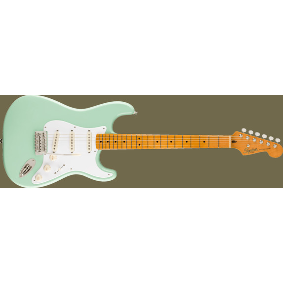 FSR Classic Vibe '50s Stratocaster, Maple Fingerboard, White Pickguard, Surf Green