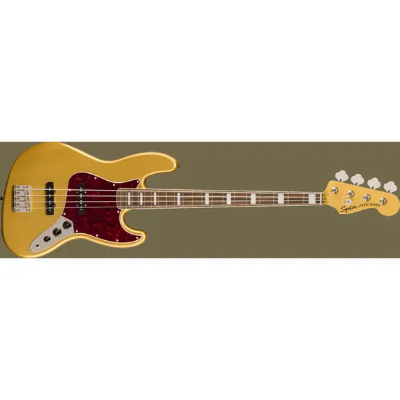 Fender Classic Vibe '70s Jazz Bass Guitar Matching Headstock, Aztec Gold 