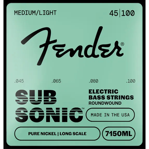 Fender SubSonic 7150 Pure Nickel Bass Strings .045-.100