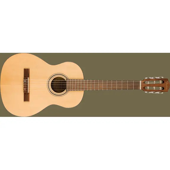 Fender CN-30 Nylon, Walnut Fingerboard, Natural Classical Guitar - Includ Gig Bag