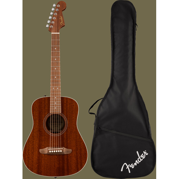 Fender California Mini Redondo Acoustic Guitar In Surf Green - Incl Gig bag,