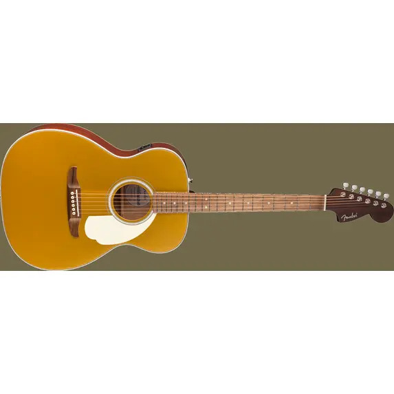 Fender California Deluxe Monterey Electro Acoustci Guitar Aztec Gold