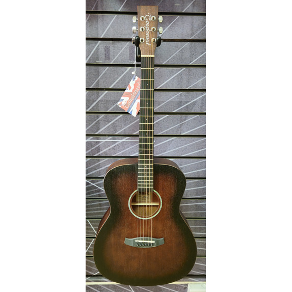 Tanglewood Crossroads TWCR Orchestra Whiskey Barrel Burst Acoustic Guitar - Left Handed