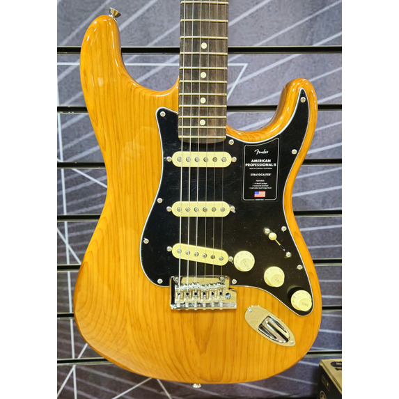 Fender American Professional II Stratocaster Roasted Pine Electric Guitar & Deluxe Moulded Case 