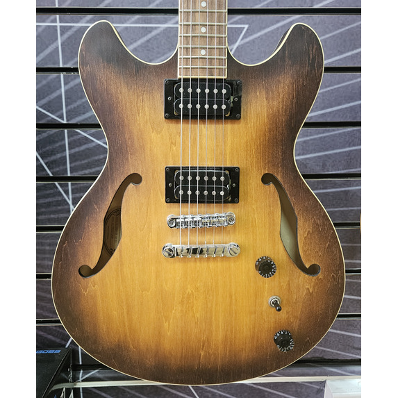 Ibanez AS53 Semi-Hollow Electric Guitar Tobacco & Gig Bag Second Hand
