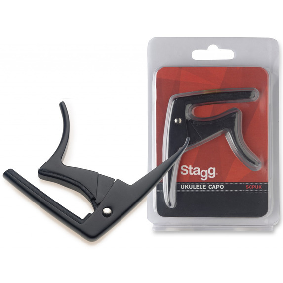 Stagg Ukulele Capo Matt Black