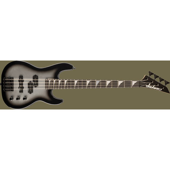 Jackson Limited Edition JS Series Concert Bass Minion JS1X, Silverburst, Amaranth