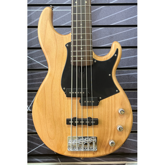 Yamaha BB235 Yellow Natural Satin 5-String Electric Bass Guitar 