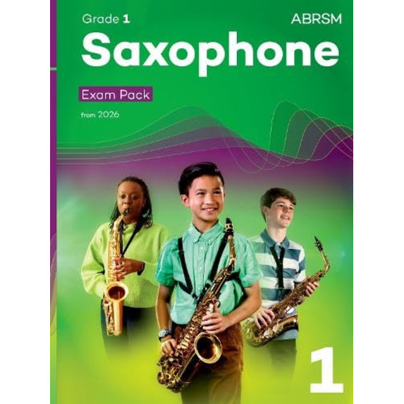 ABRSM Saxophone Exam Pack from 2026 - Various Grades